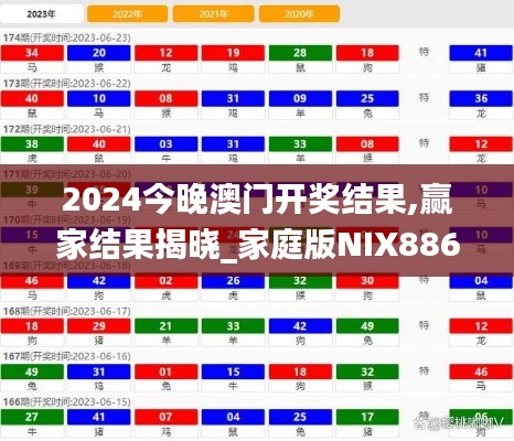 2024今晚澳门开奖结果,赢家结果揭晓_家庭版NIX886.06