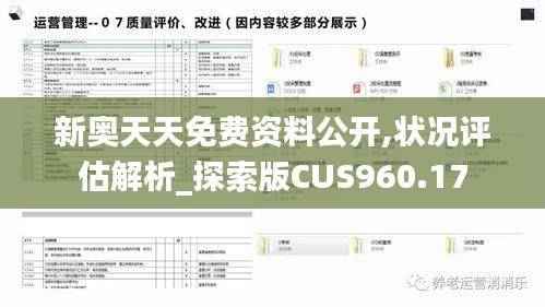 新奥天天免费资料公开,状况评估解析_探索版CUS960.17