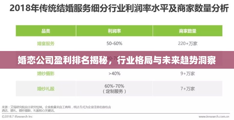 婚恋公司盈利排名揭秘,行业格局与未来趋势洞察